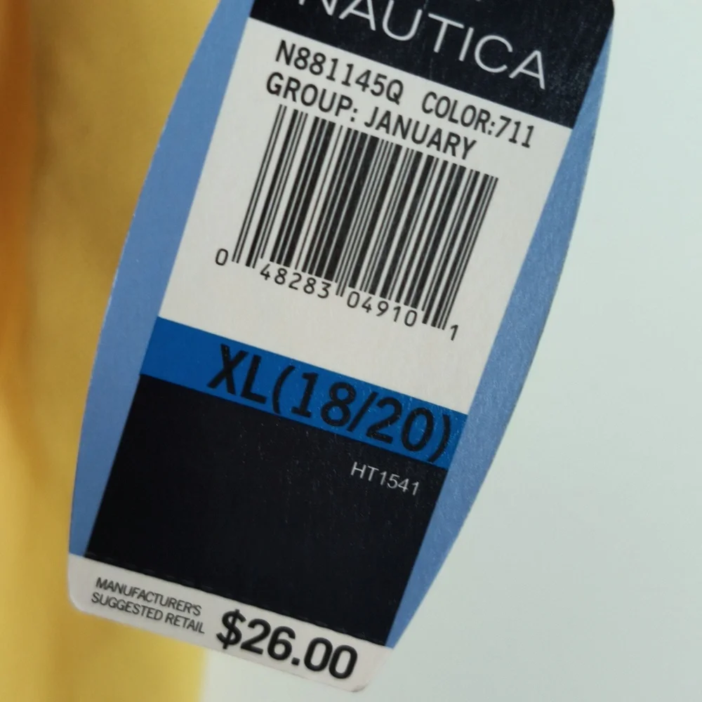 Boys Yellow Nautica Polo
